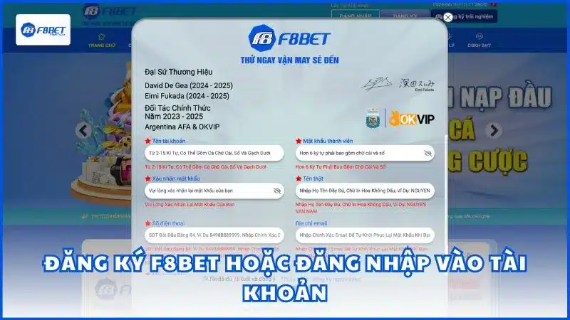 Nếu bạn là người mới gia nhập Poker F8BET hãy tạo cho mình một tài khoản